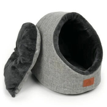 Schlitzohr Katzenhöhle Oskar Grau 3 Schlitzohr Katzenhöhle Oskar Grau