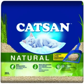 CATSAN Natural Klumpstreu 20 L 4 CATSAN Natural Klumpstreu 20 L – Bild 2