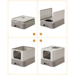 FEANDREA Katzentoilette, Mit Deckel Grau -Haustier Lieferungen Verkauf 2703b305d5c36e1141217c217773ff66ad8cdc69 1483585 de DE 456ec3b0dbbdd29473db00470ffd1df78cfab407GzSfkg