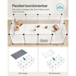 SONGMICS 2er Set XL Freigehege Mit Bodenplatten Weiß -Haustier Lieferungen Verkauf 3423f3d74af678540e707f238d8e7db240b7c957 1651632 de DE 3990a584894f56e4e49faf976a0bbb535c710ecc9iPSRL