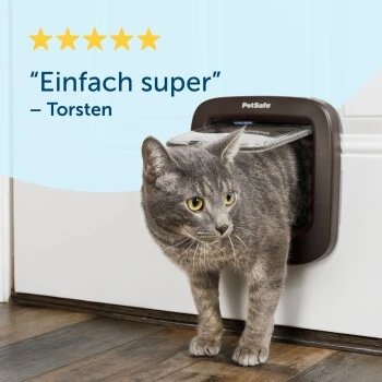 PetSafe Katzenklappe Mit Manueller Verriegelung, Braun 8 PetSafe Katzenklappe Mit Manueller Verriegelung, Braun â Bild 6