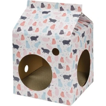 AniOne Kratzhöhle Amy 34x34x50 Cm 3 AniOne Kratzhöhle Amy 34x34x50 Cm