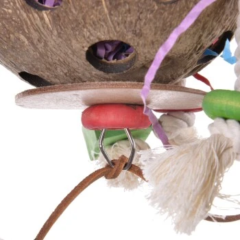 HappyBird Papageienspielzeug Coconut-Fun 4 HappyBird Papageienspielzeug Coconut-Fun – Bild 2