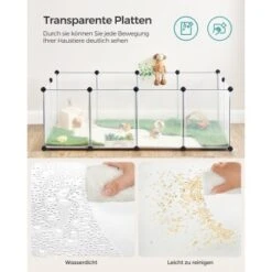 SONGMICS 2er Set XL Freigehege Mit Bodenplatten Weiß -Haustier Lieferungen Verkauf 69048c05a95ececcb66a644006e23c744560e5ee 1651632 de DE 5e9cb8cebe74996a0661863191201f77dd13173d3vdsLF