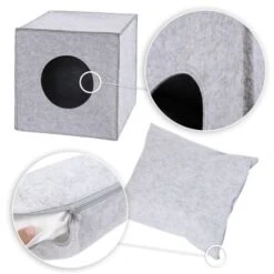 Lionto Katzenhöhle Aus Filz + Kissen - Regalhöhle Hellgrau -Haustier Lieferungen Verkauf 6e0643927846824ceee275749bce7b9d4904b95b 1657087 de DE dfa15b7ed9535d6d02496ce8bc5da43f80e81d13GWlv0l