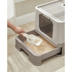 FEANDREA Katzentoilette, Mit Deckel Grau -Haustier Lieferungen Verkauf 7213786623965af89350ce0408ea52ff7fdea55b 1483585 de DE 5d09f805a6dc5d9d3faef4dd2377e18e02e48487MqAEw2