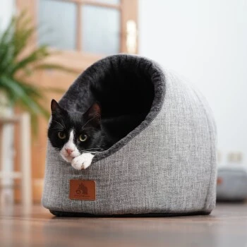 Schlitzohr Katzenhöhle Oskar Grau 12 Schlitzohr Katzenhöhle Oskar Grau – Bild 10