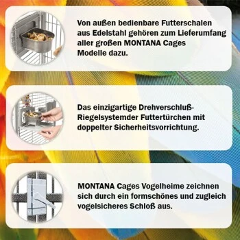 Montana Cages Vogelkäfig Madeira I 5 Montana Cages Vogelkäfig Madeira I – Bild 3
