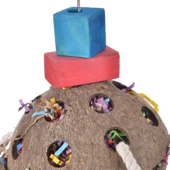 HappyBird Papageienspielzeug Coconut-Fun 6 HappyBird Papageienspielzeug Coconut-Fun – Bild 4