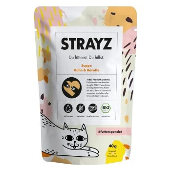 STRAYZ BIO Suppe Huhn & Karotte 14x40g 3 STRAYZ BIO Suppe Huhn & Karotte 14x40g