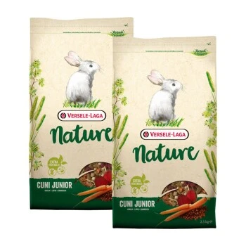 Versele-Laga Nature Cuni Junior Für Kaninchen 2x2,3 Kg 3 Versele-Laga Nature Cuni Junior Für Kaninchen 2x2,3 Kg