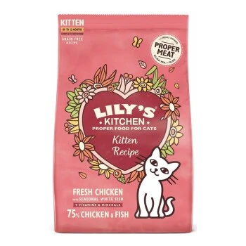 LILY'S KITCHEN Curious Kitten Chicken & Fish 800g 3 LILY'S KITCHEN Curious Kitten Chicken & Fish 800g