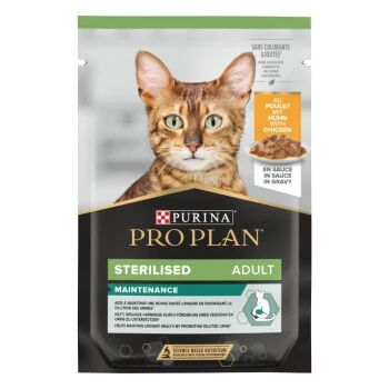 PRO PLAN PURINA Sterilized Nutrisavour 26x85g Huhn 4 PRO PLAN PURINA Sterilized Nutrisavour 26x85g Huhn – Bild 2