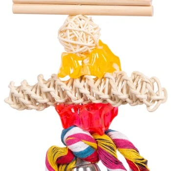 HappyBird Papageienspielzeug Bone & Stone Kabob 5 HappyBird Papageienspielzeug Bone & Stone Kabob – Bild 3