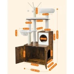 FEANDREA Kratzbaum Mit Katzentoilette Braun Braun -Haustier Lieferungen Verkauf d50d450fc1e10f13a9603e4b6fa5efb27058367a 1483588 de DE e8ebd17f283e8ea5a5b5322b4bc3d926e00fd49aDJoCZv