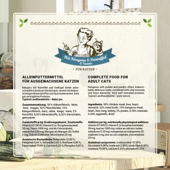 Betty's Landhausküche Frischebeutel Mit Känguru 12 X 100g Für Katze 8 Betty's Landhausküche Frischebeutel Mit Känguru 12 X 100g Für Katze – Bild 6